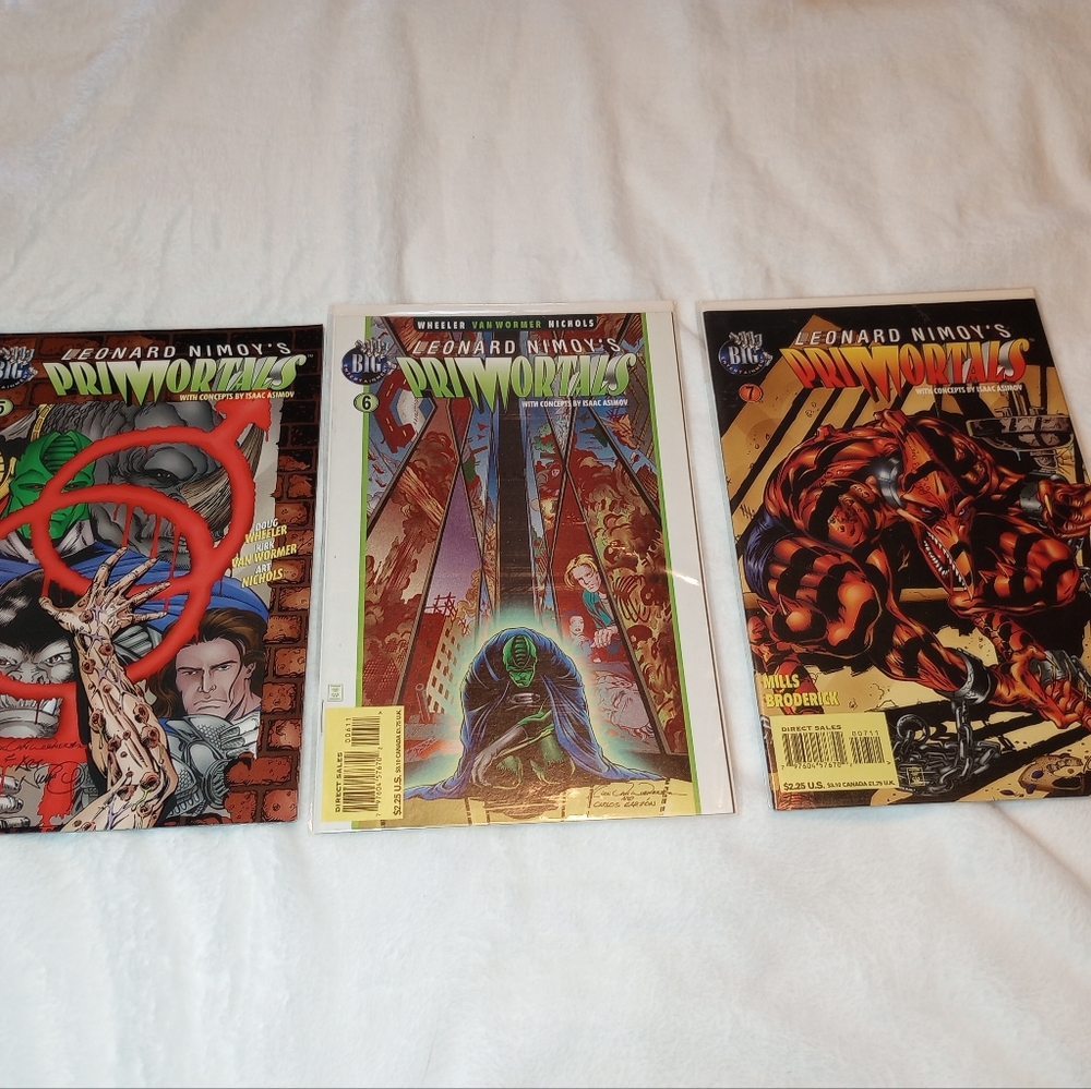 Leonard Nimoy's Primortals Concepts By Isaac Asimov Big Entertainment Comic Book
